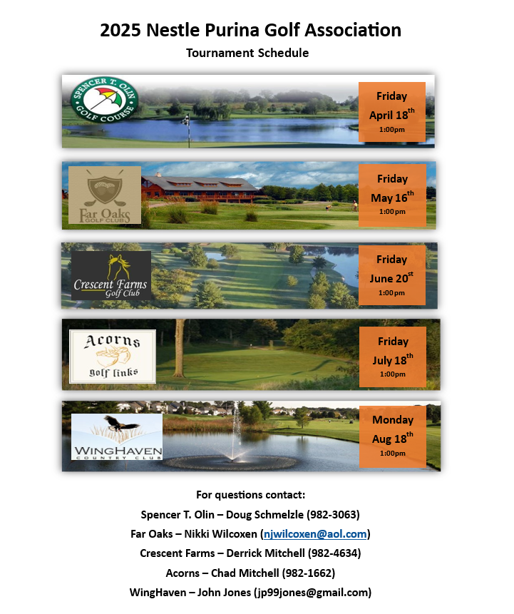 2025 NPGA Tournament Schedule